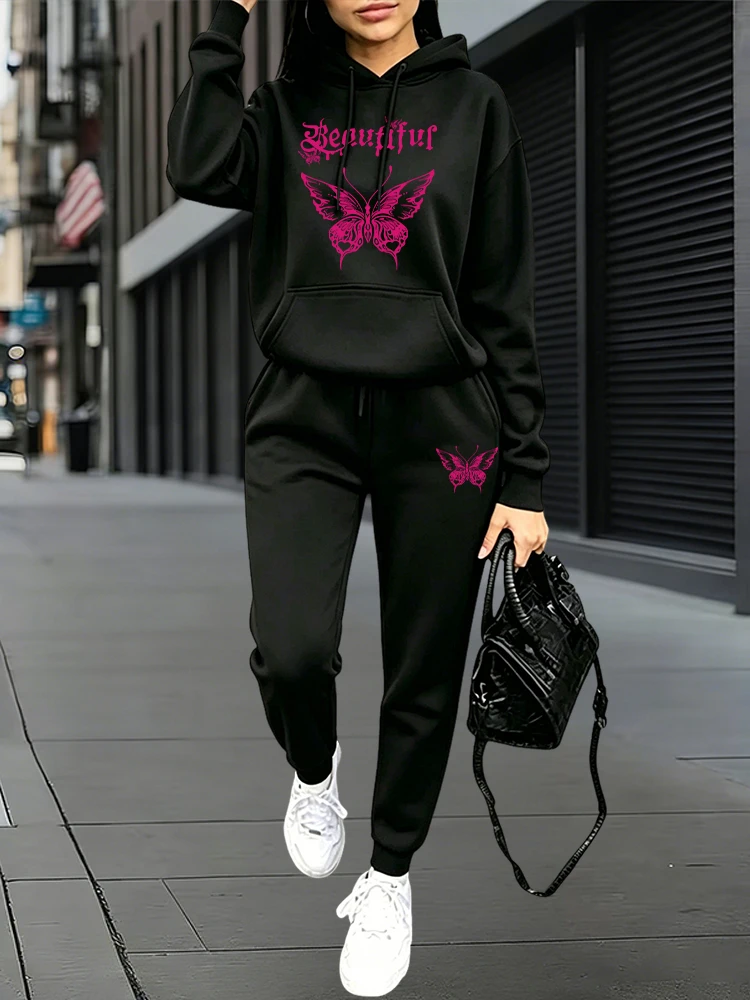Women'S Fashion Hoodies - Autumn Winter Daily Casual Sports Jogger