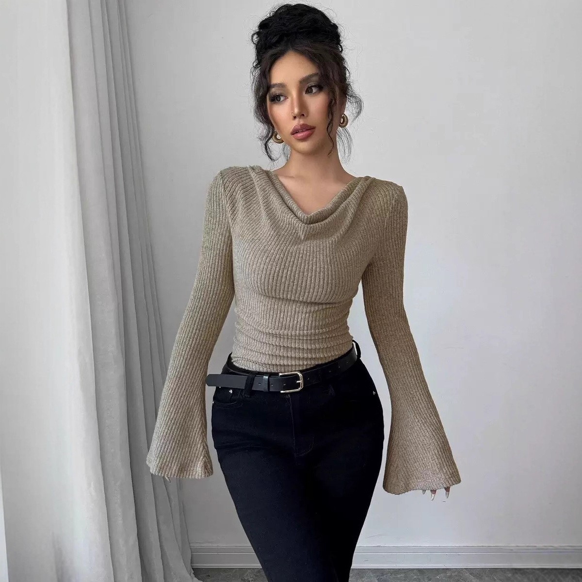 Women's Blouse Longsleeve Soli - Off Shoulder Top recension och pris