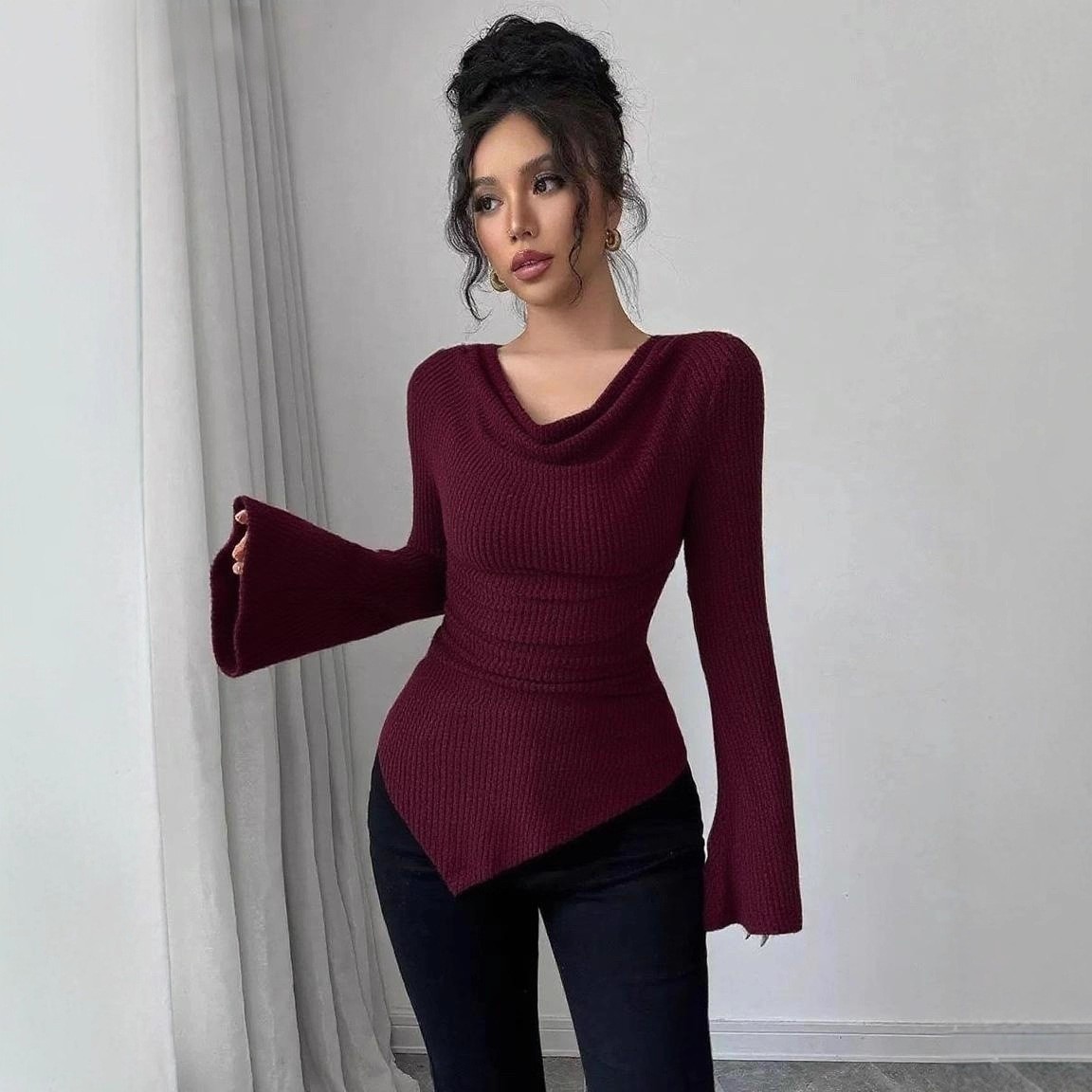 Women's Blouse Longsleeve Soli - Off Shoulder Top recension och pris