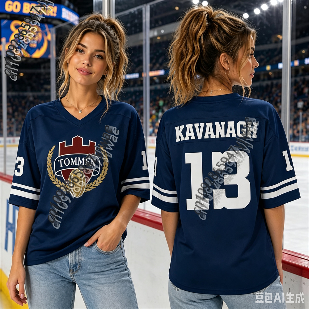 Kavanagh 13 Biggs 10 Gibson 07 - Women'S Fashion Rugby Shirt recension och pris