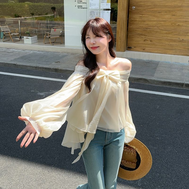 French Style Off Shoulder Puff - Off Shoulder Top recension och pris