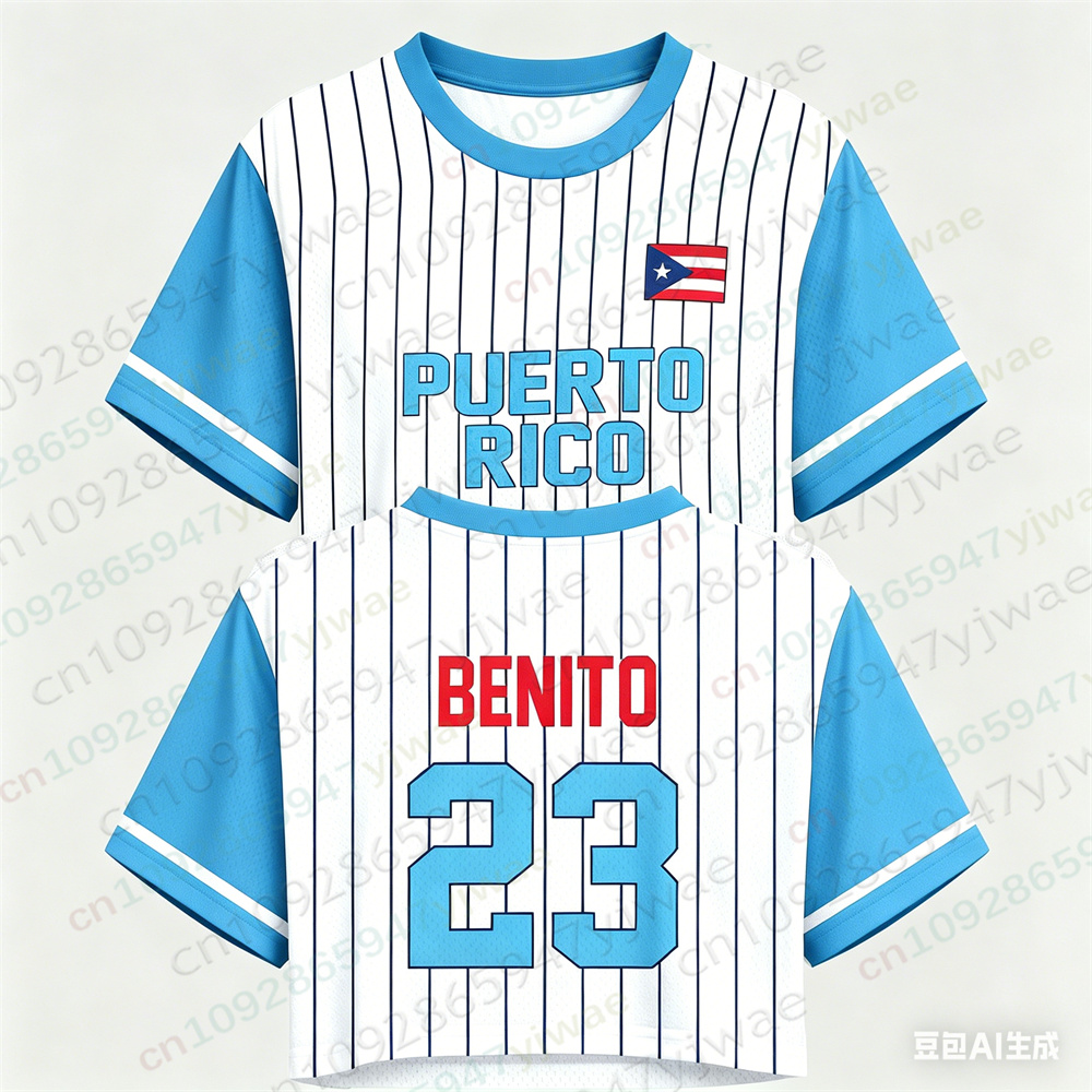 Puerto Rico Crop Top Jersey Pu - Women'S Fashion Rugby Shirt recension och pris