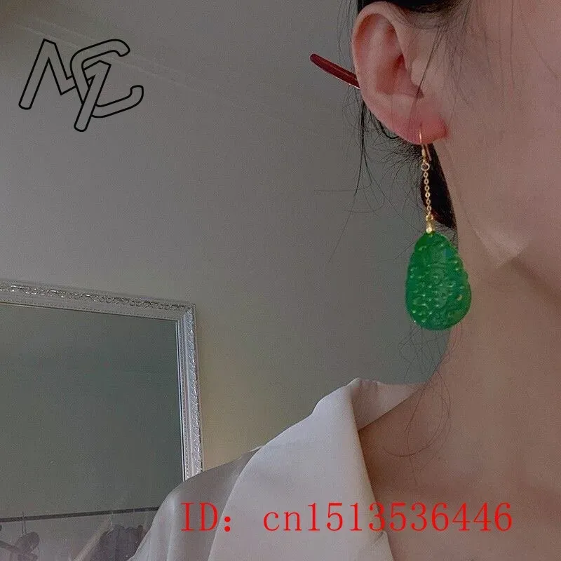925 Silver Natural Green Jade  - Women Fashion Jewellery recension och pris