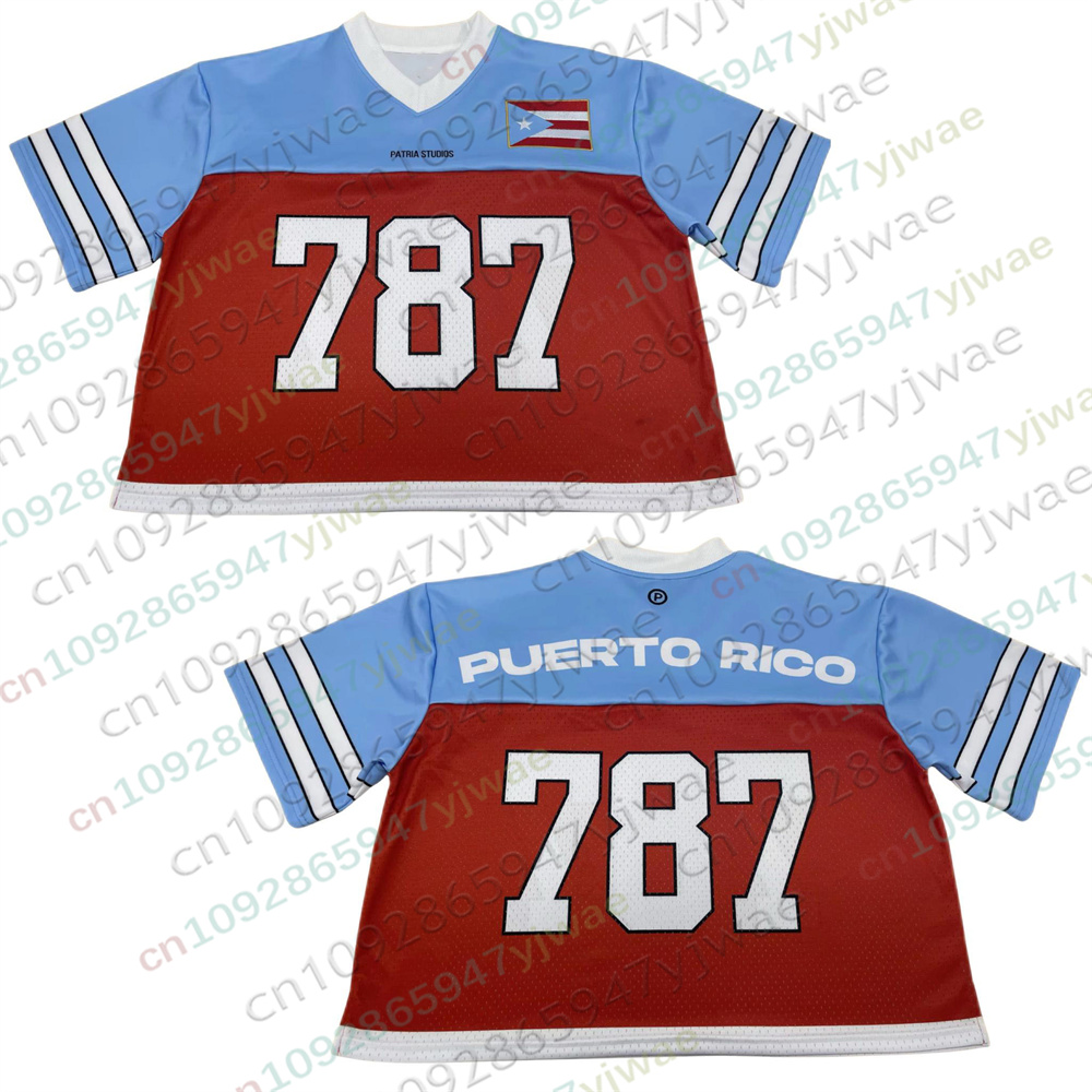 Puerto Rico Oversized Jersey P - Women'S Fashion Rugby Shirt recension och pris