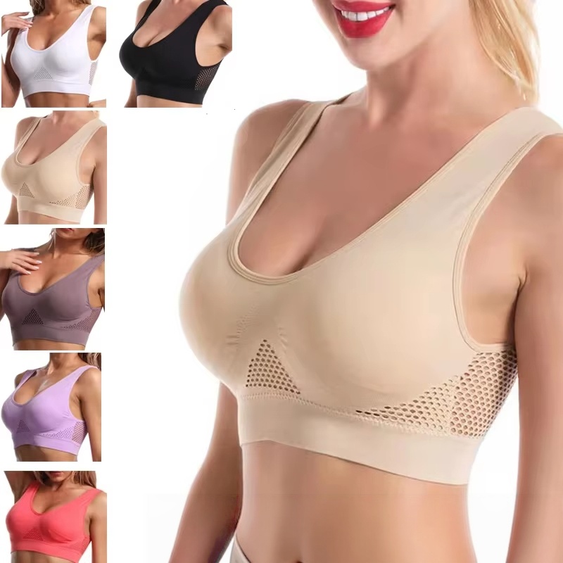 Plus Size 1pcs Women Sports Br - Bra Top Seamless recension och pris