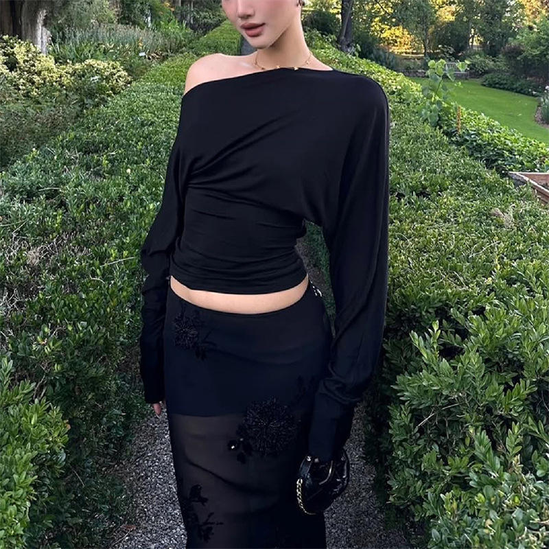 2026 Women’s One Shoulder Top  - Off Shoulder Top recension och pris
