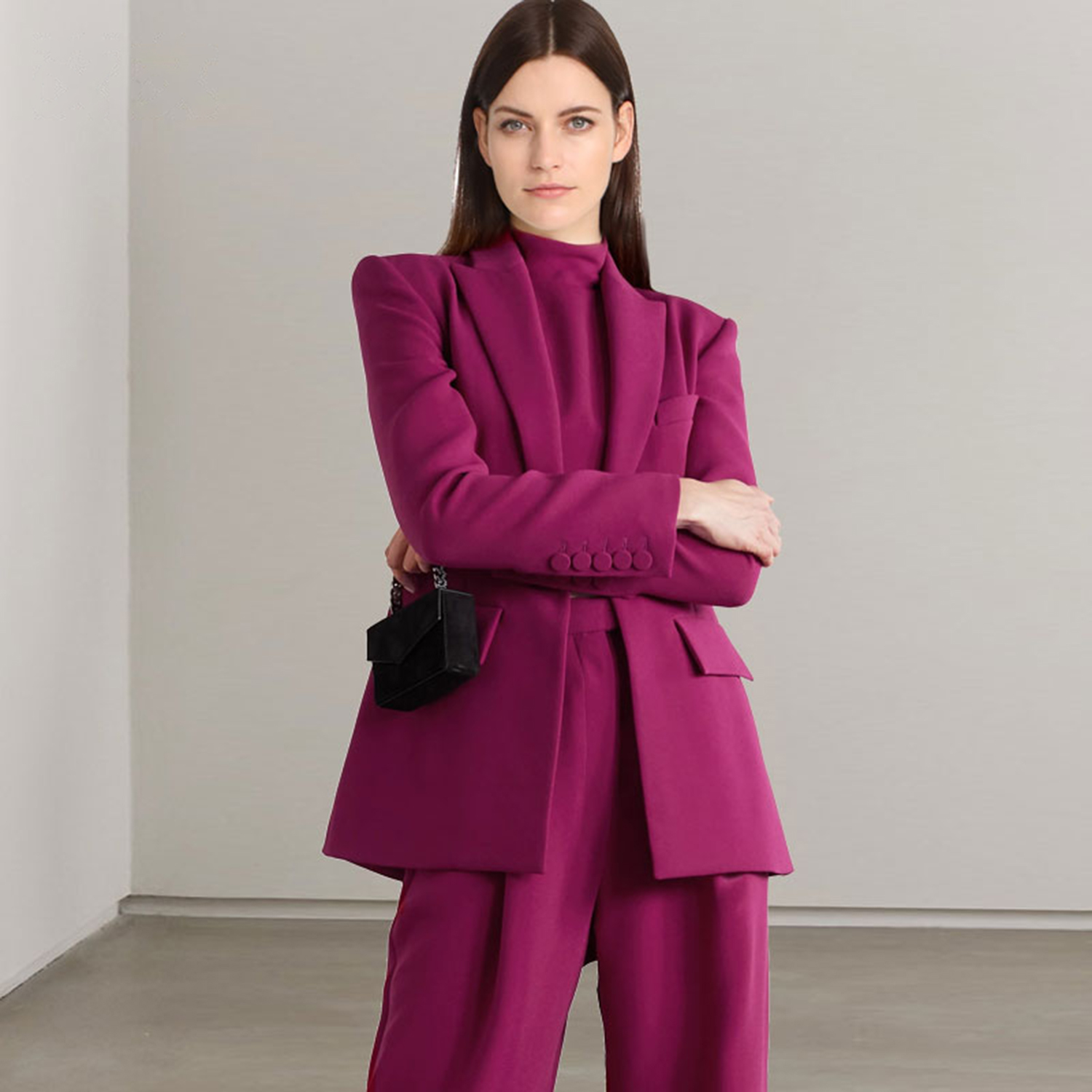 Allingentle Red Lapel Women's  - Women'S Fashion Business Casual recension och pris