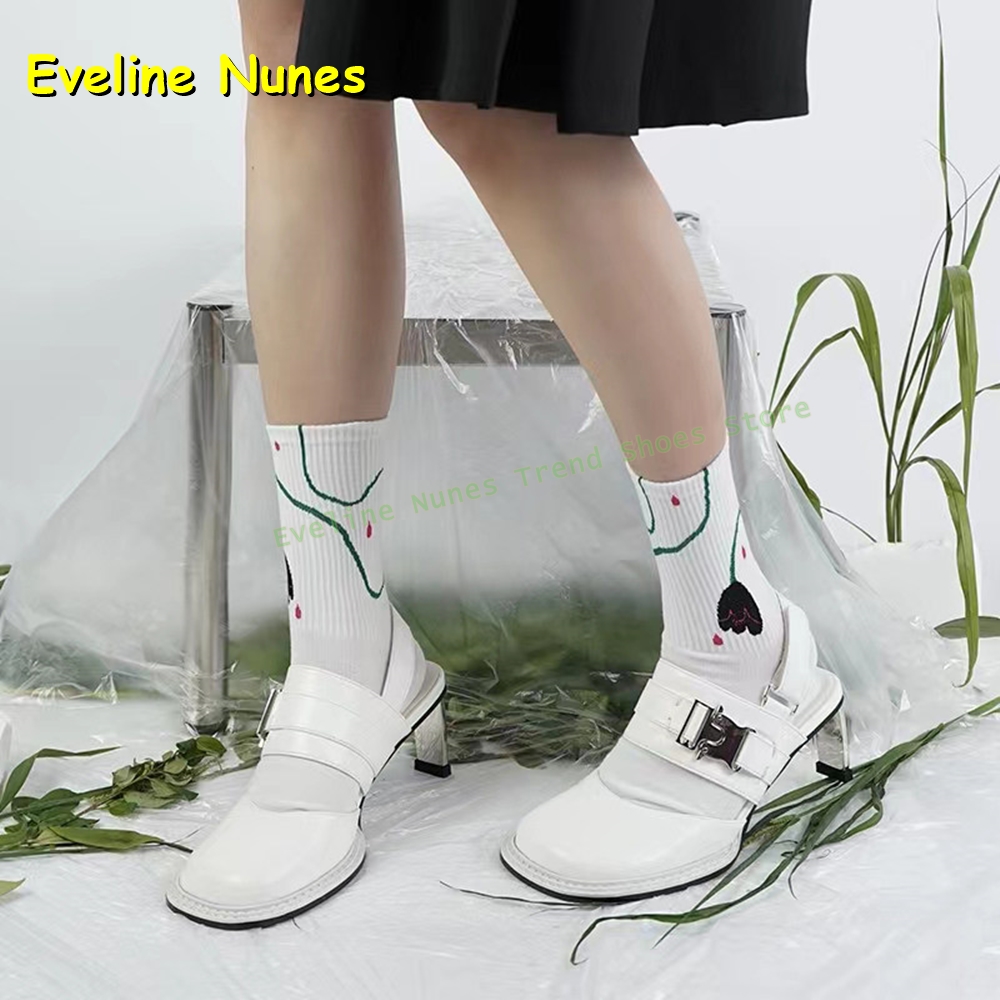 Women's Black Square Toe Buckl - Women'S Fashion Boots recension och pris