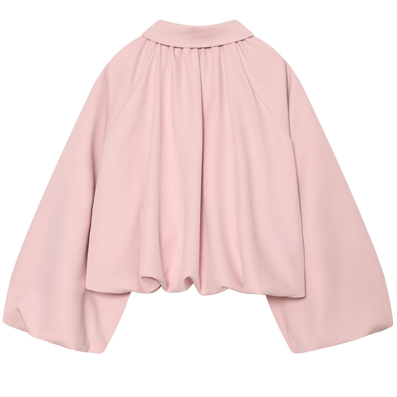 HXAO Women's Loose Pink Croppe - Women'S Fashion Quarter Zip recension och pris