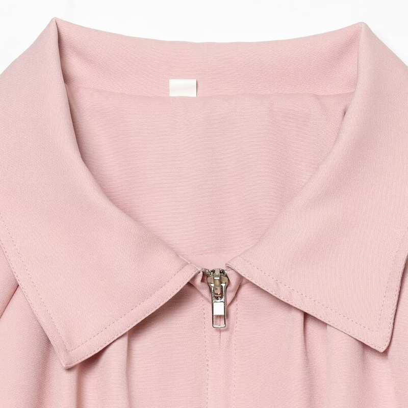 HXAO Women's Loose Pink Croppe - Women'S Fashion Quarter Zip recension och pris