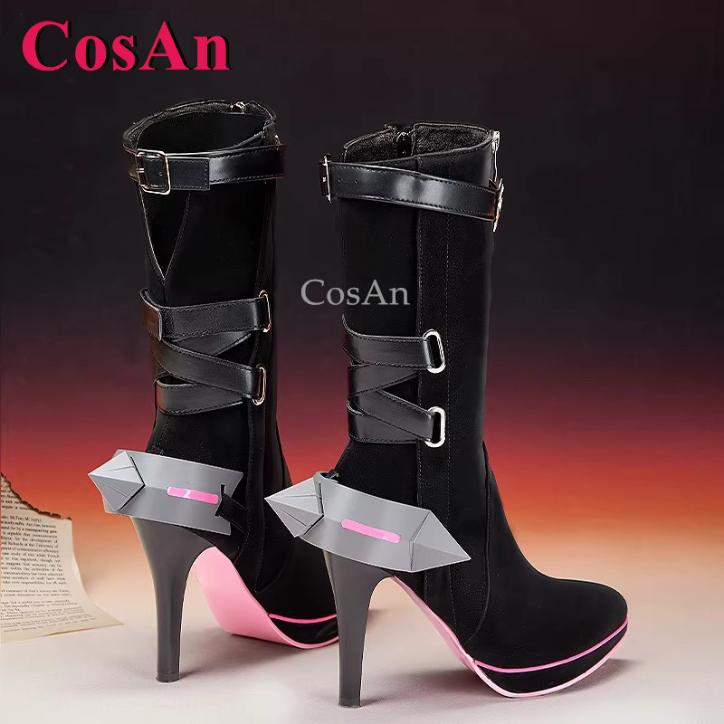 CosAn Game Arknights: Endfield - Women'S Fashion Leather Boots recension och pris
