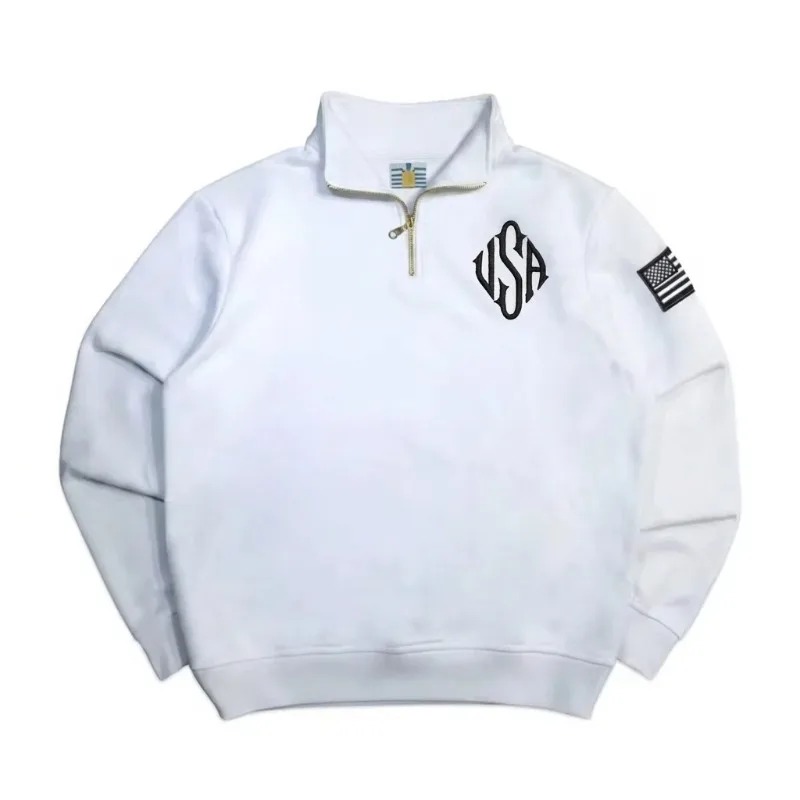 Quarter Zip Sweatshirt Y2K Nav - Women'S Fashion Quarter Zip recension och pris