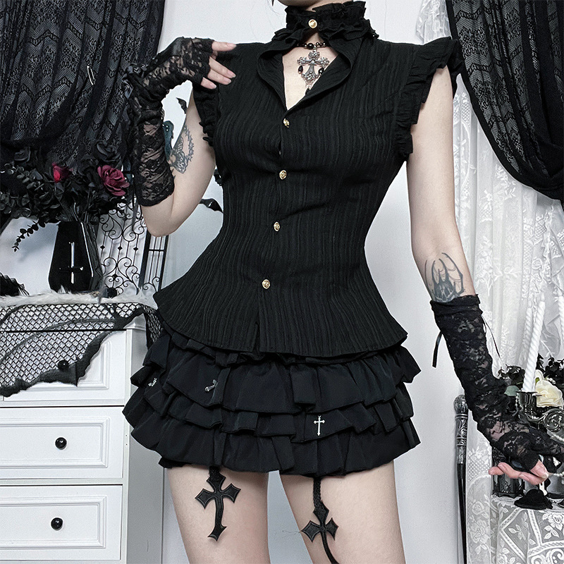 Goth Dark 90s Grunge Single Br - Women'S Fashion From The 90S recension och pris