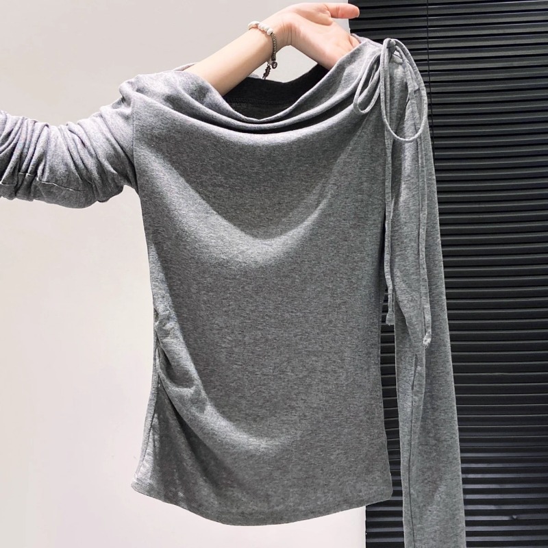 Women Drawstring Off Shoulder  - Off Shoulder Top recension och pris