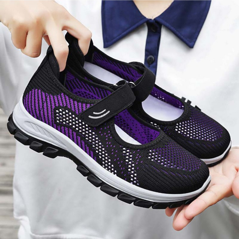Summer Ladies Breathable Mesh  - Women'S Fashion Velcro Sneakers recension och pris