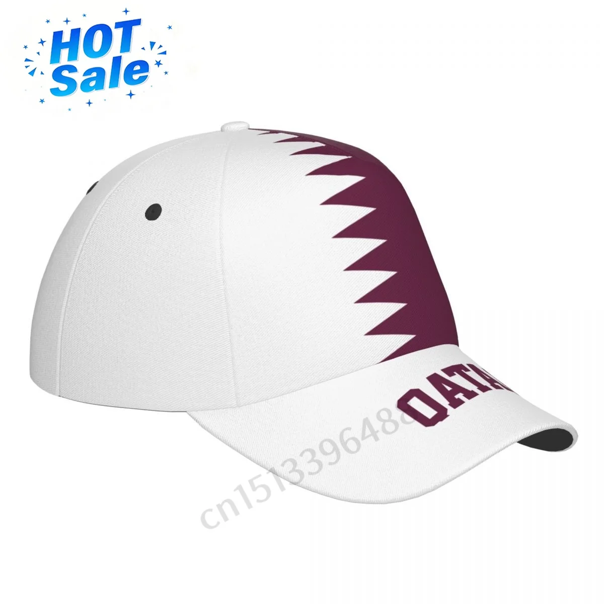 Custom Hats 2025 Qatar Flag 3D - Women Fashion Qatar recension och pris