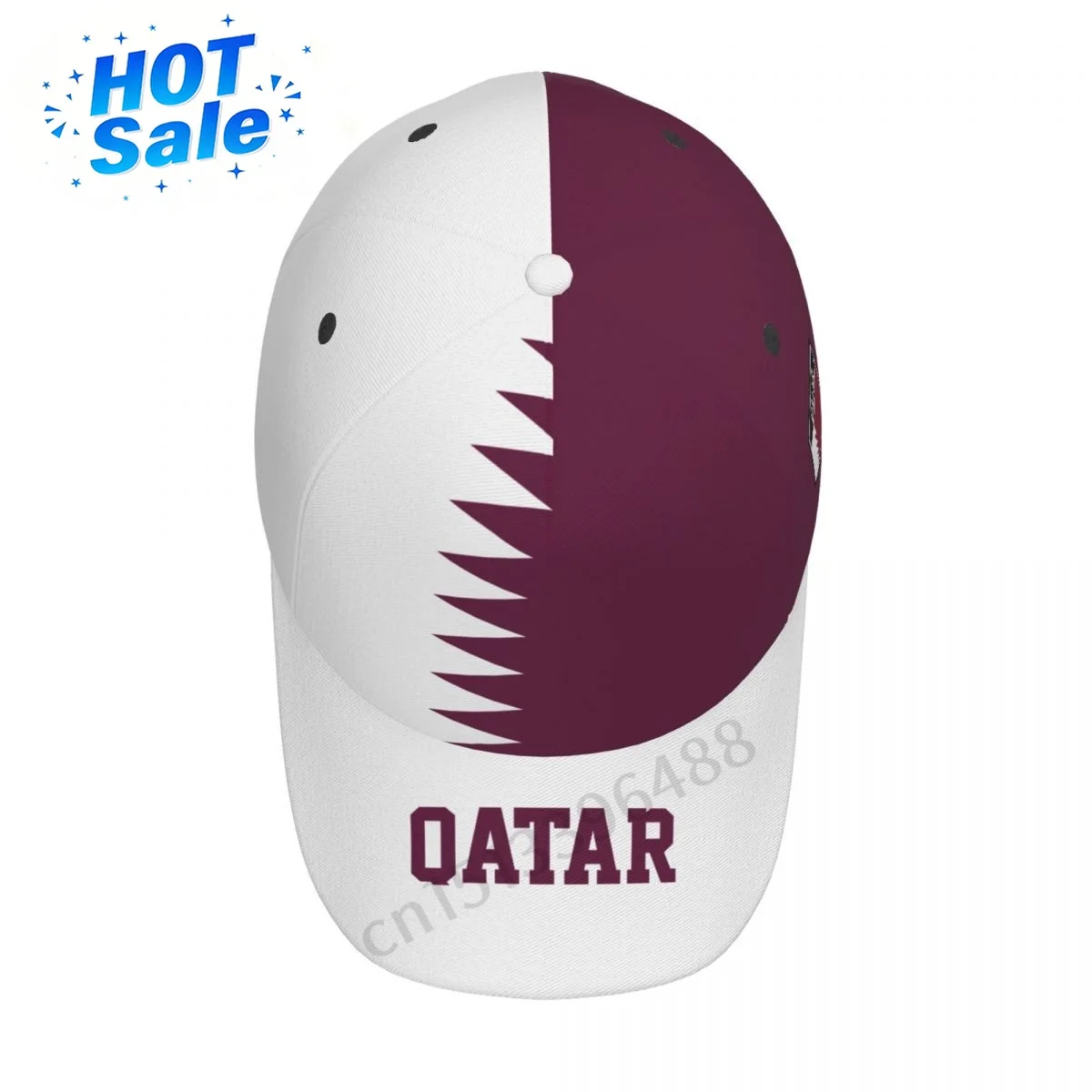 Custom Hats 2025 Qatar Flag 3D - Women Fashion Qatar recension och pris