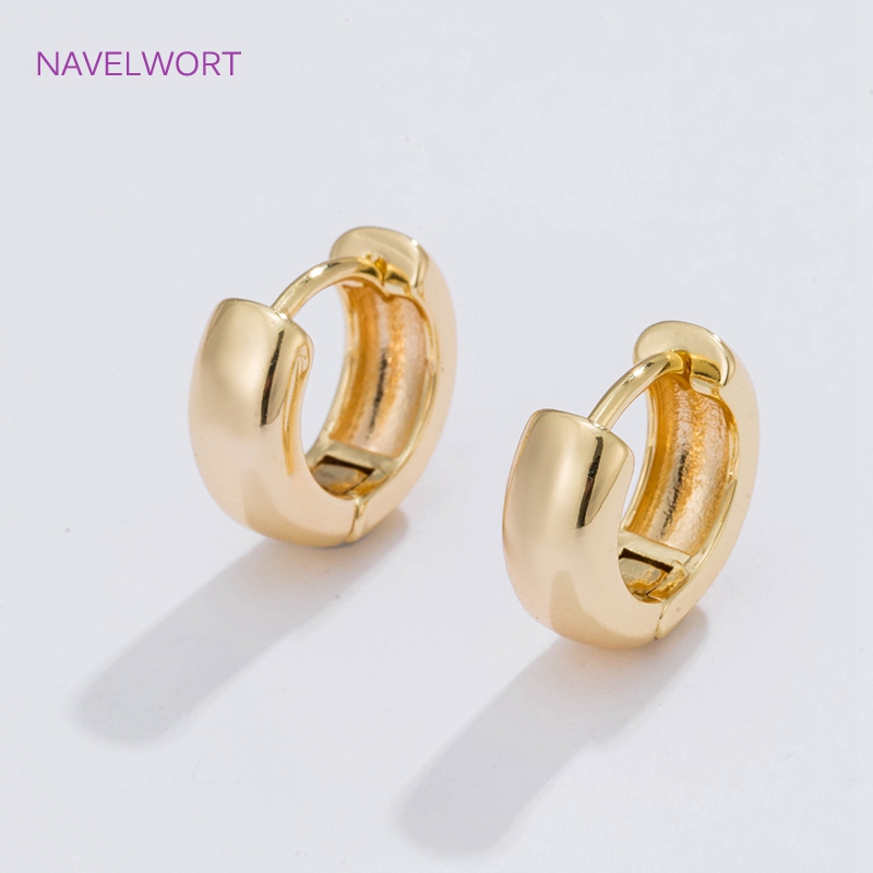 6 Sizes Gold Plated Circle Hoo - Women Fashion Jewellery recension och pris