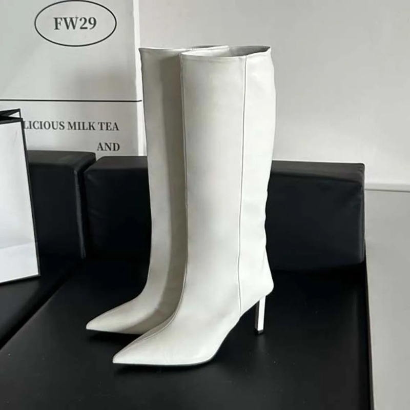 Luxury Women Long Boots Fashio - Women'S Fashion Leather Boots recension och pris
