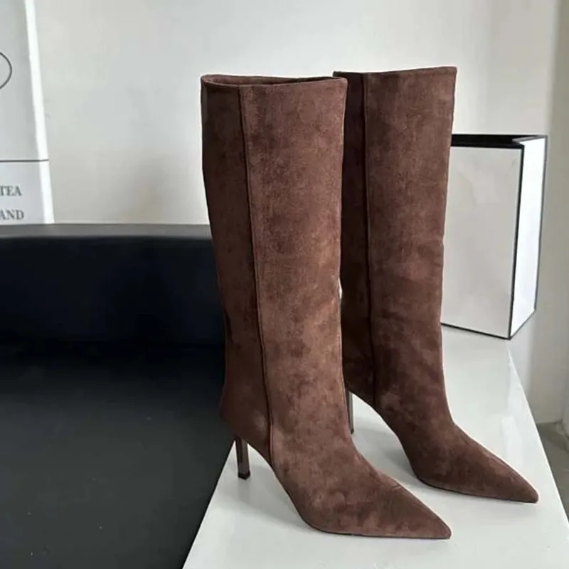 Luxury Women Long Boots Fashio - Women'S Fashion Leather Boots recension och pris