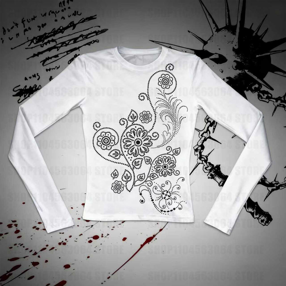 Y2k women's short sleeved T-sh - Women'S Fashion From The 90S recension och pris