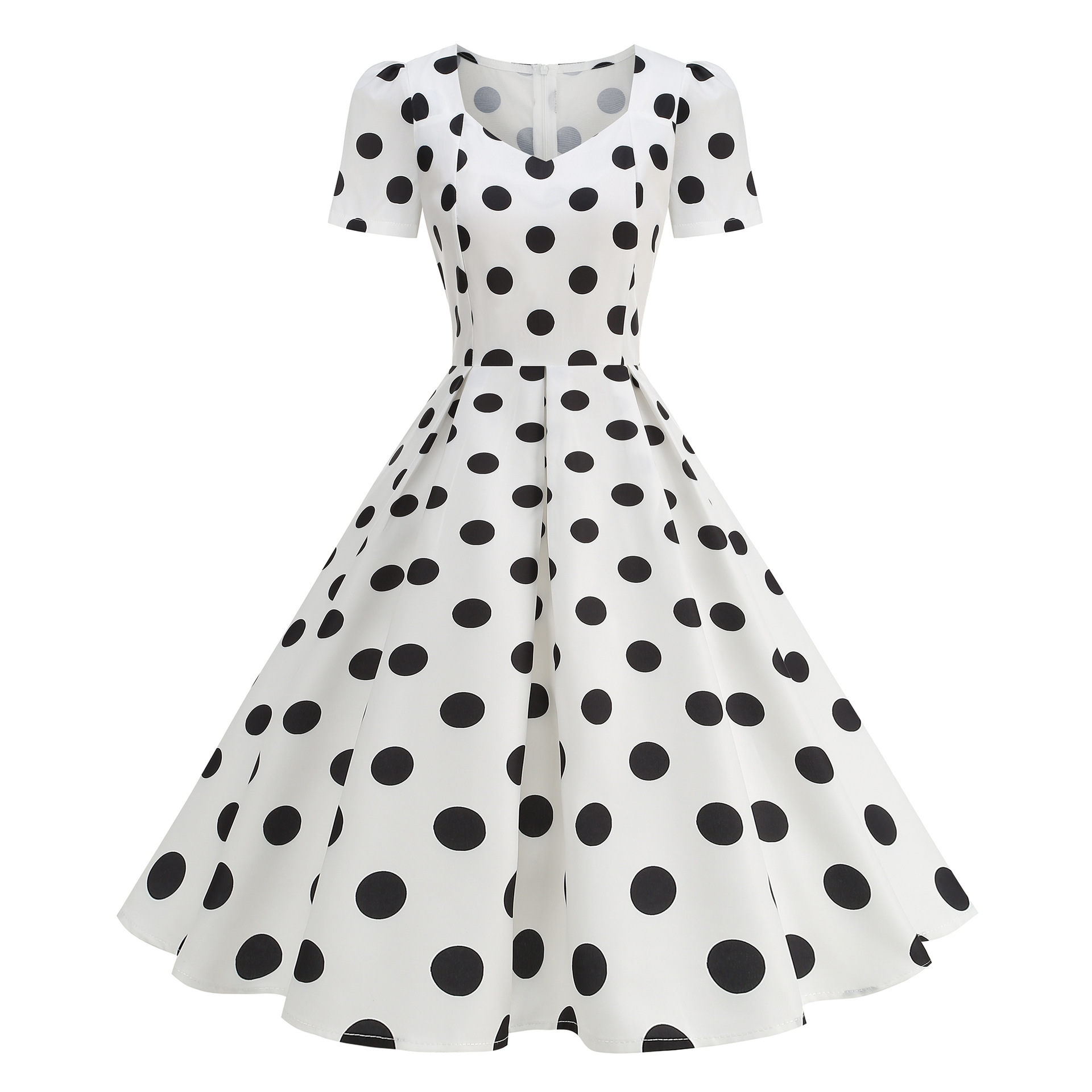 Chic Floral Print Women Vintag - Women'S Fashion In The 1950S recension och pris