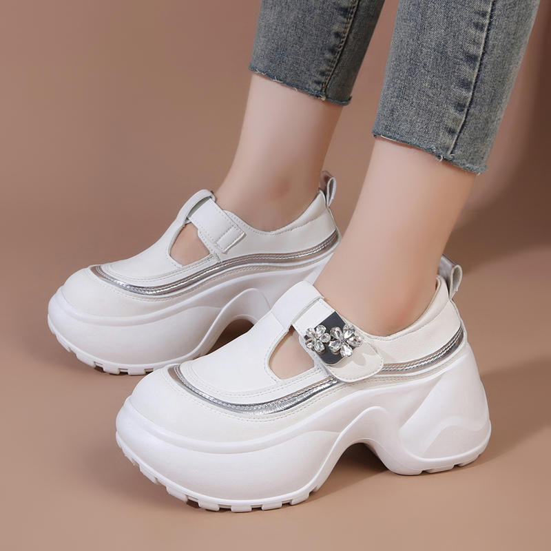 Fashion Glitter Decoration Cas - Women'S Fashion Velcro Sneakers recension och pris