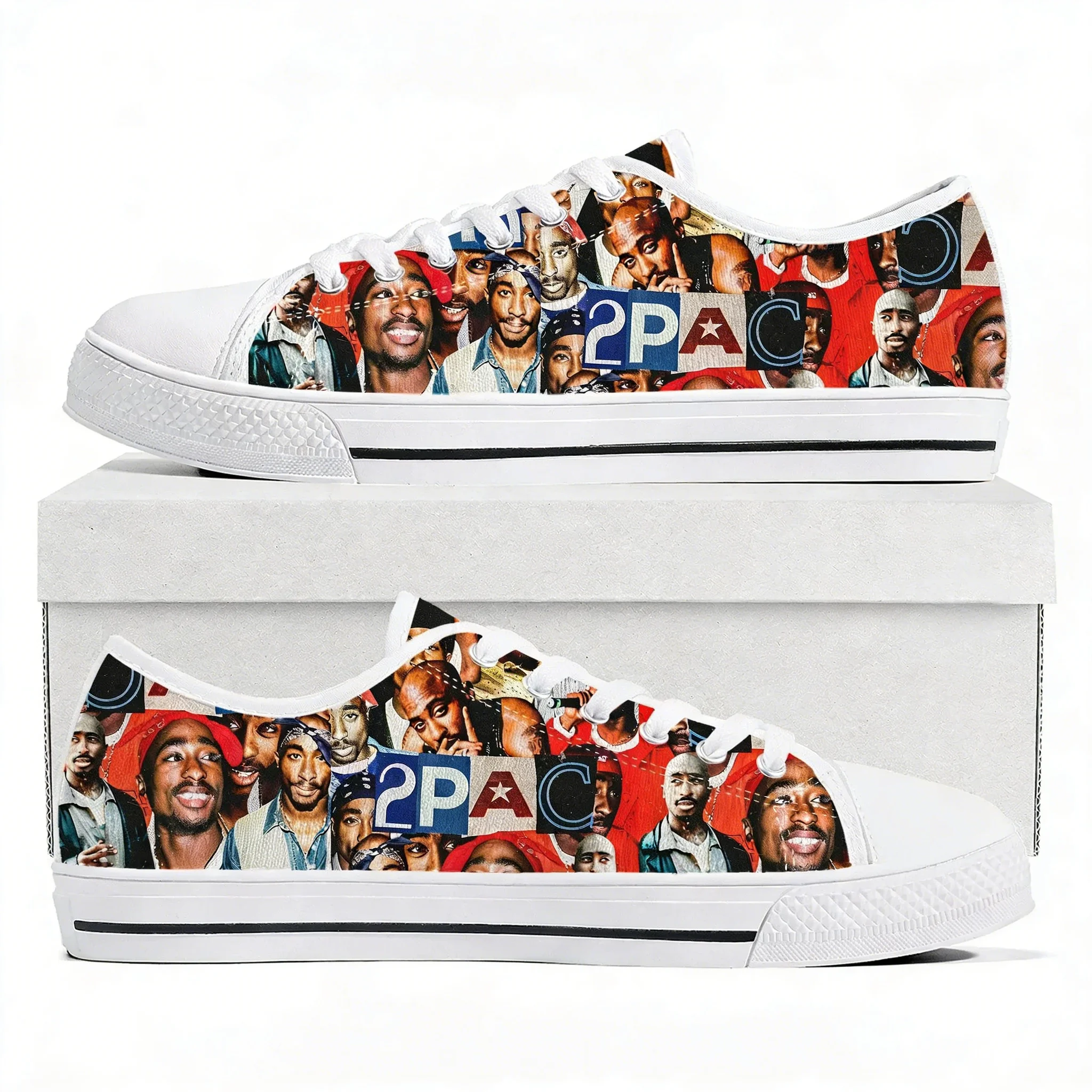 Rap 2Pac Tupac Low Top High Qu - Women'S Fashion Business Casual recension och pris