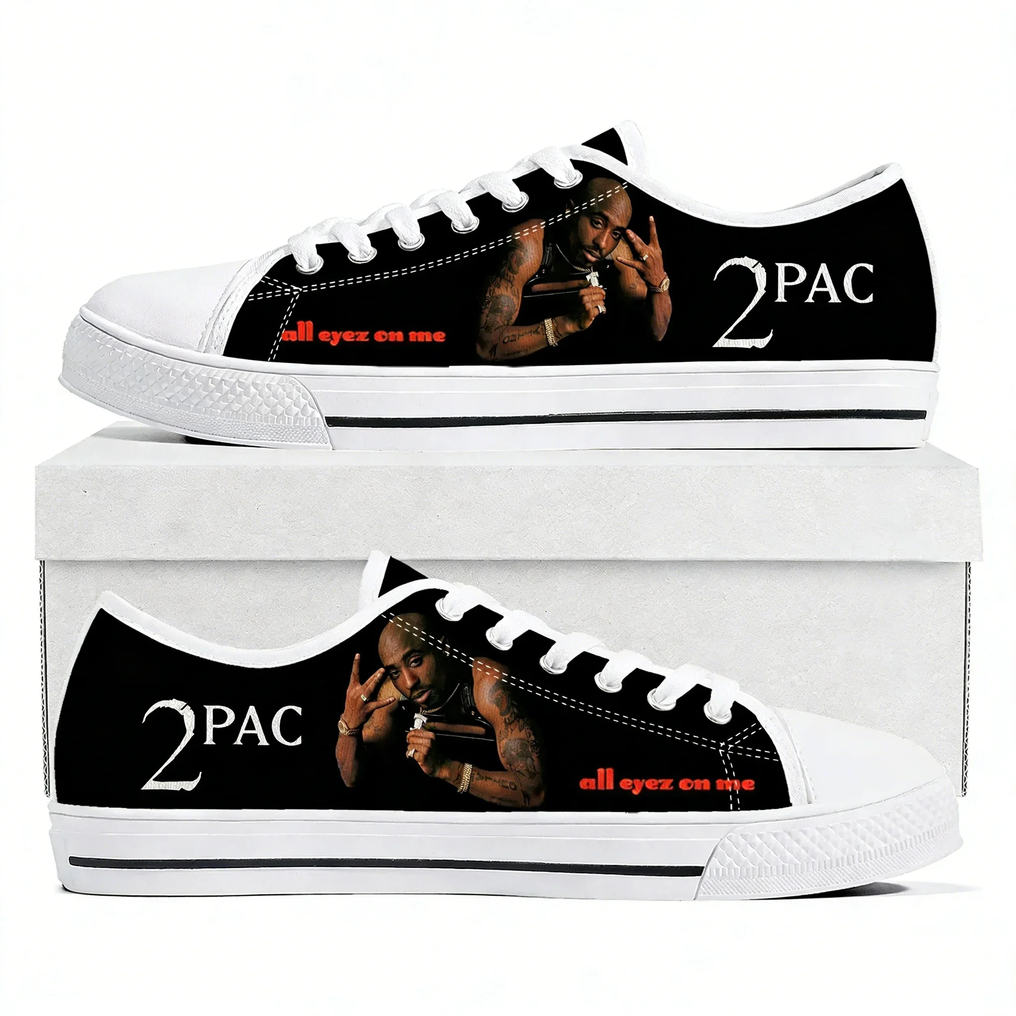 Rap 2Pac Tupac Low Top High Qu - Women'S Fashion Business Casual recension och pris