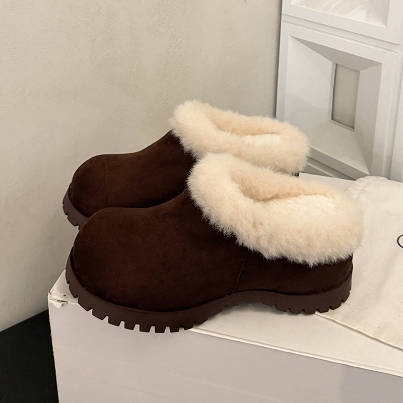 Women Fluffy Mules Shoes Flats - Women'S Fashion Winter 2025 recension och pris