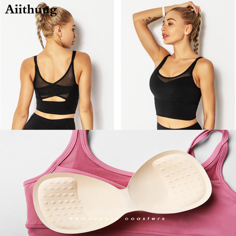 Aiithuug Yoga Bras Fitness Shi - Bra Top Seamless recension och pris