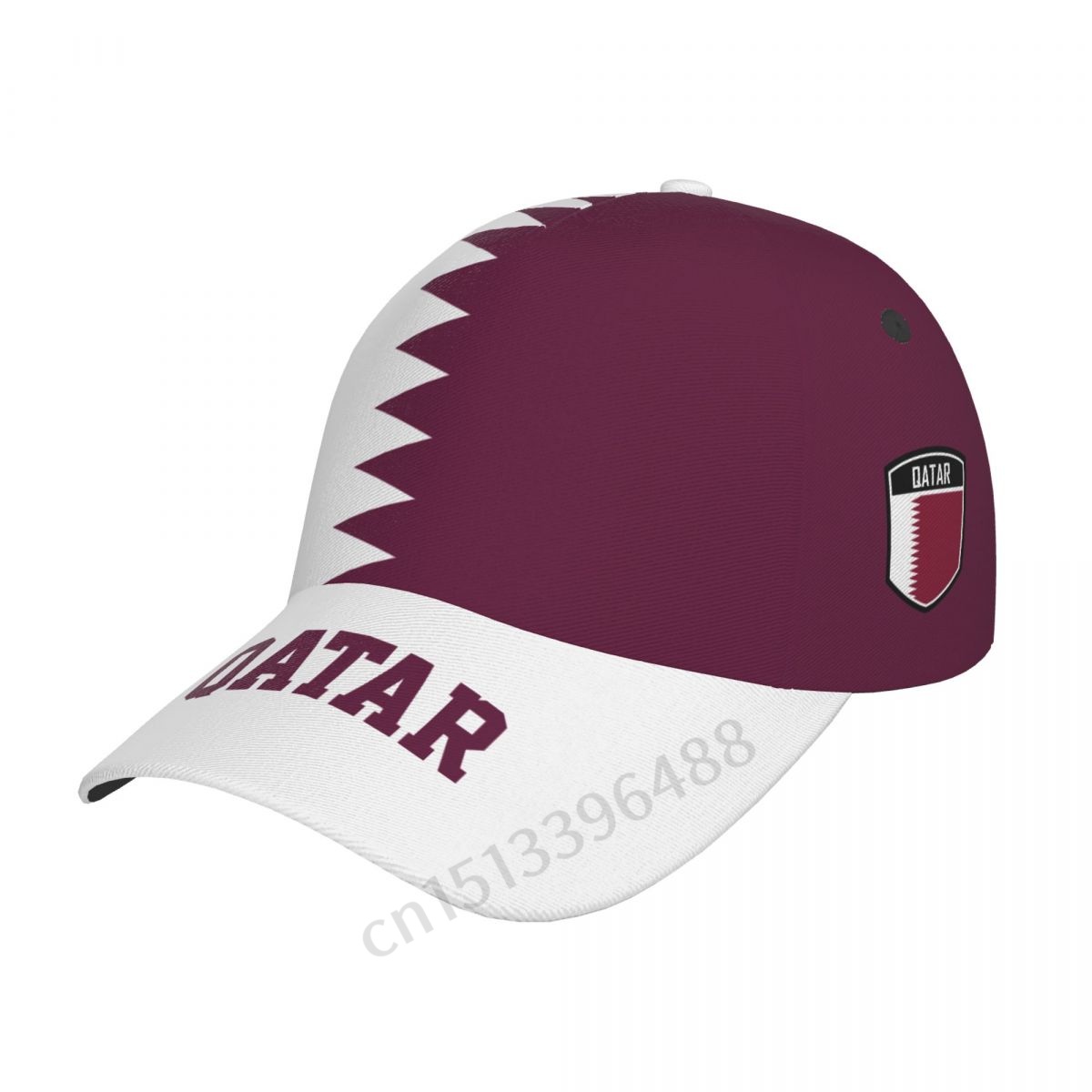 2025 Qatar Flag 3D Soccer Hats - Women Fashion Qatar recension och pris