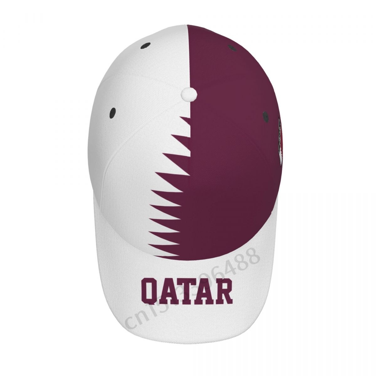 2025 Qatar Flag 3D Soccer Hats - Women Fashion Qatar recension och pris