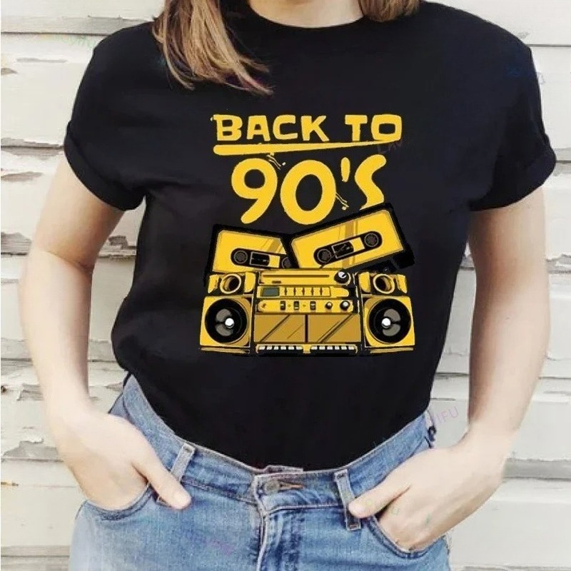 Back To 90s I Love 90 T-shirt  - Women'S Fashion From The 90S recension och pris