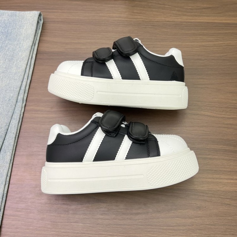 Women Striped Shell Toe Platfo - Women'S Fashion Velcro Sneakers recension och pris