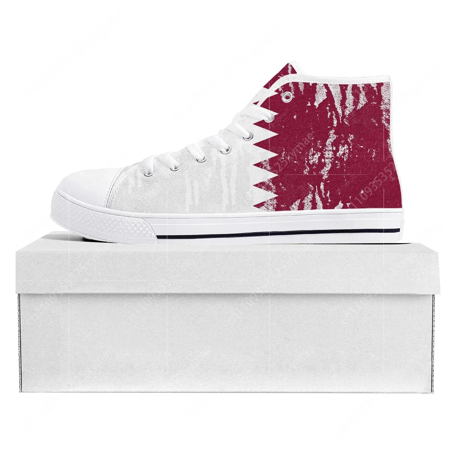 Qatar Flag High Top High Quali - Women Fashion Qatar recension och pris