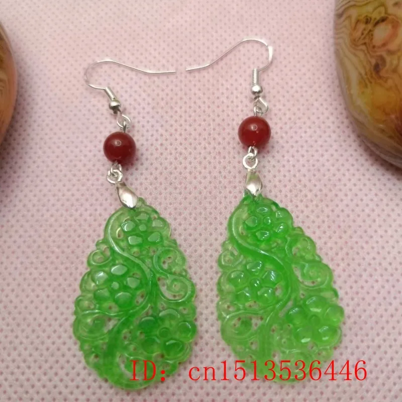 925 Silver Natural Green Jade  - Women Fashion Jewellery recension och pris