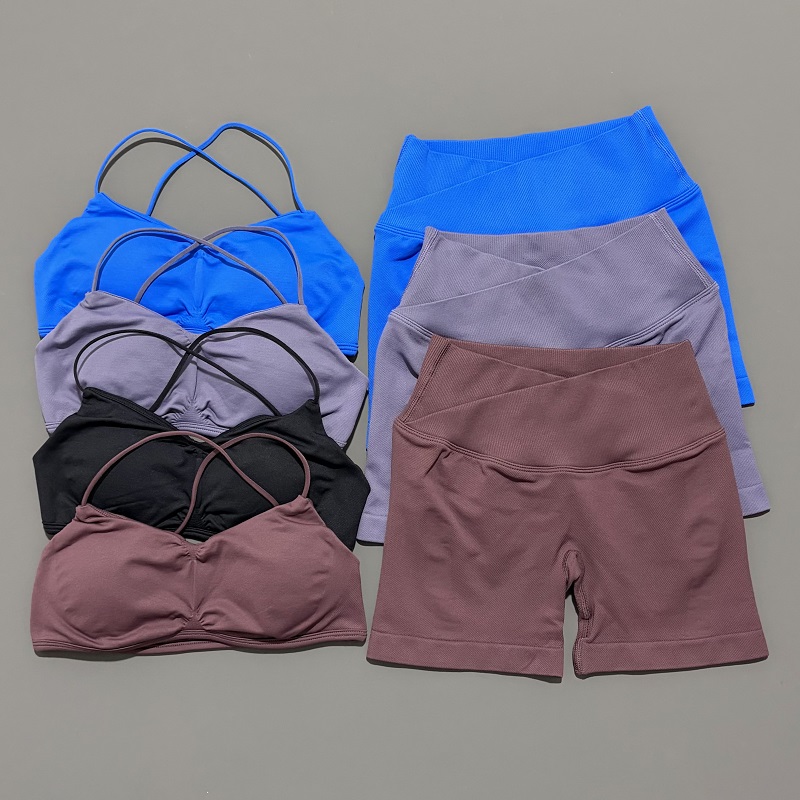 2 Piece Vision Gym Set Women Y - Bra Top Seamless recension och pris