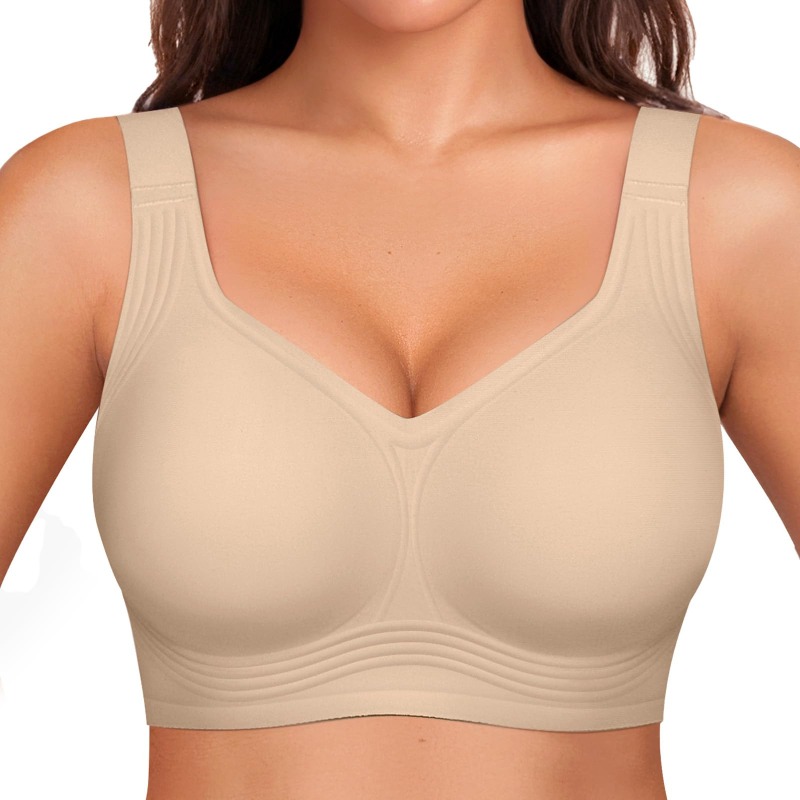 Plus Size Wireless Jelly Bra W - Bra Top Seamless recension och pris