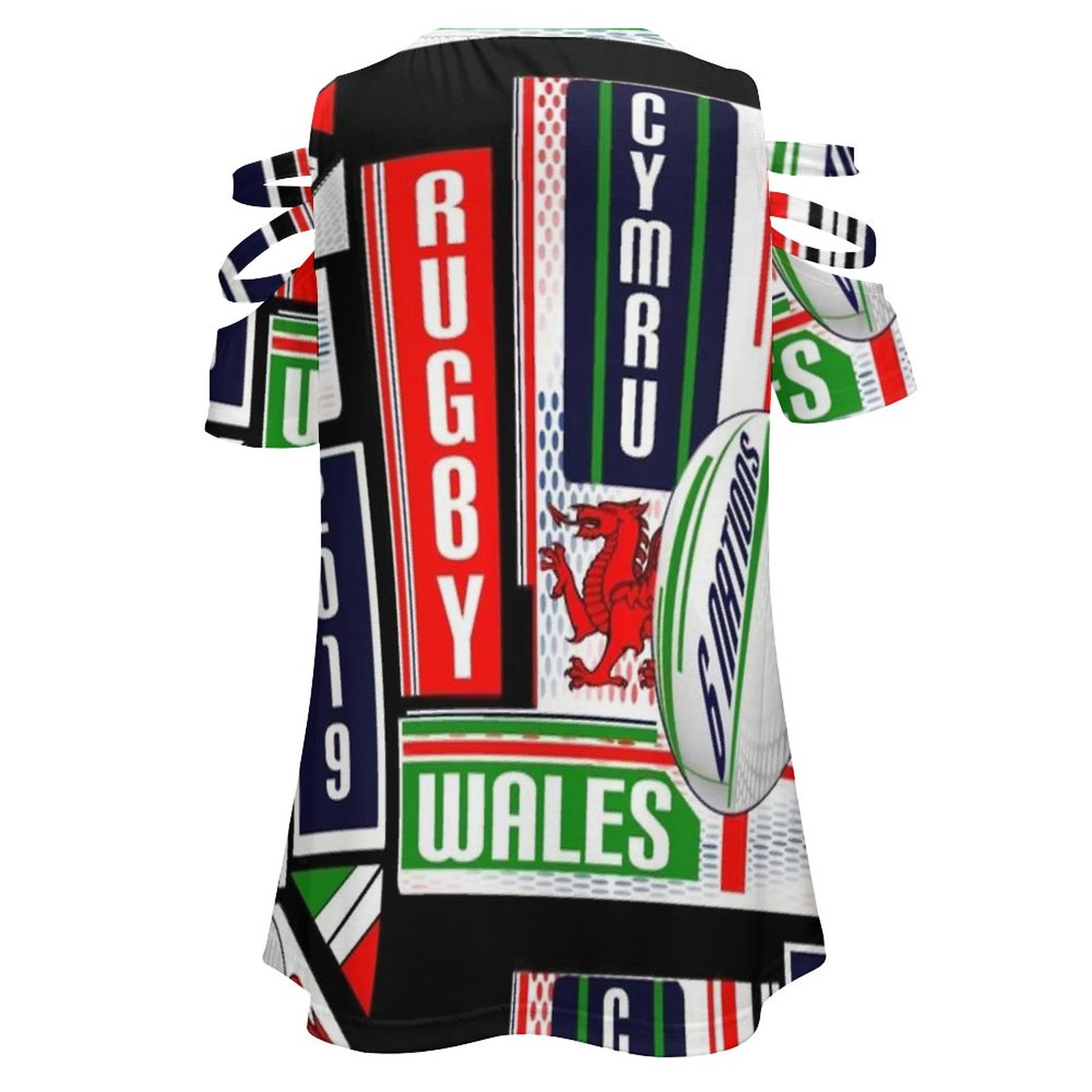 Cymru Welsh Wales Rugby Team D - Women'S Fashion Rugby Shirt recension och pris