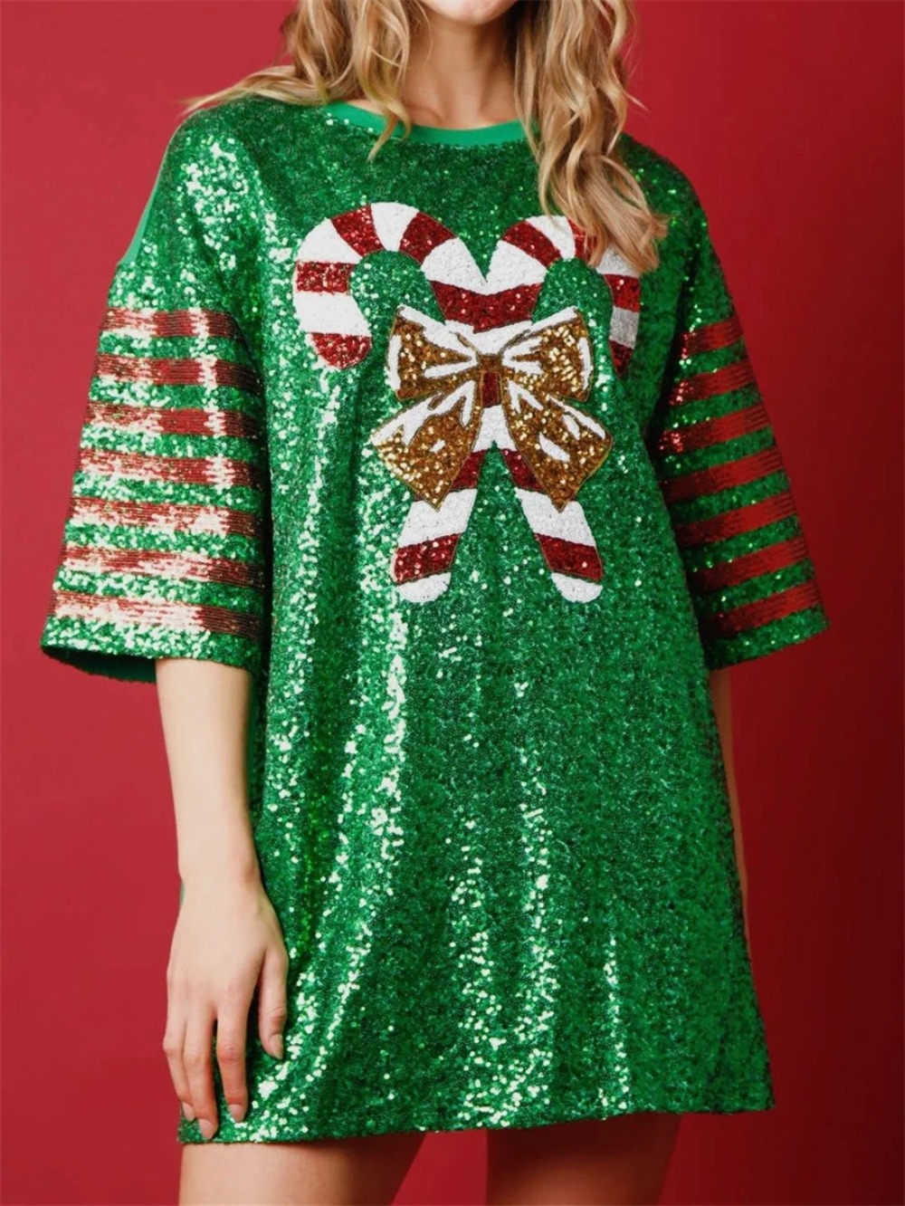 Women Sequined  Long T-Shirts  - Women'S Fashion Rugby Shirt recension och pris