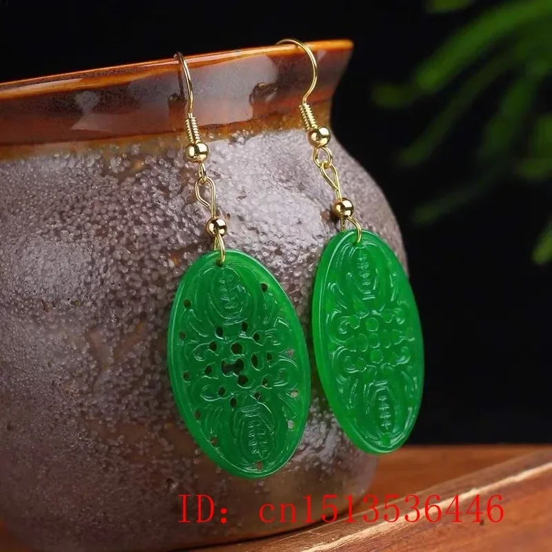 Original Natural Green Jade Em - Women Fashion Jewellery recension och pris