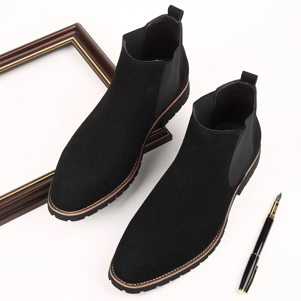 Men Ankle Boots British Style  - Women'S Fashion Business Casual recension och pris
