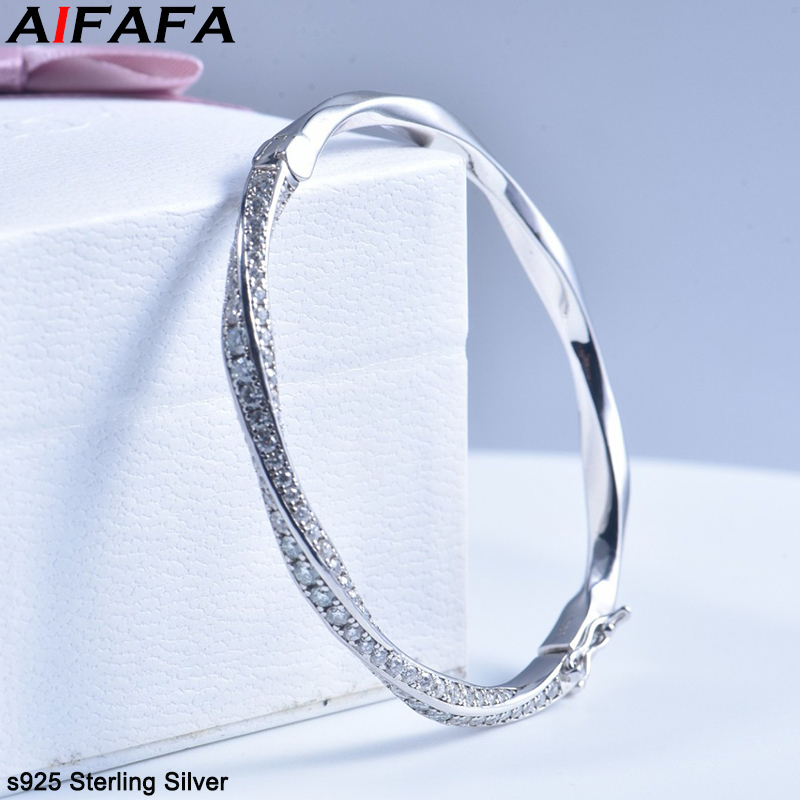 s925 Sterling Silver Bangle fo - Women Fashion Jewellery recension och pris