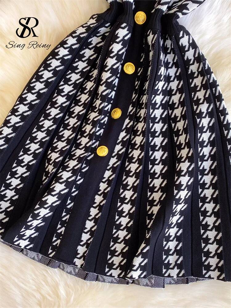 Halter Houndstooth Workwear Dr - Women'S Fashion In The 1950S recension och pris