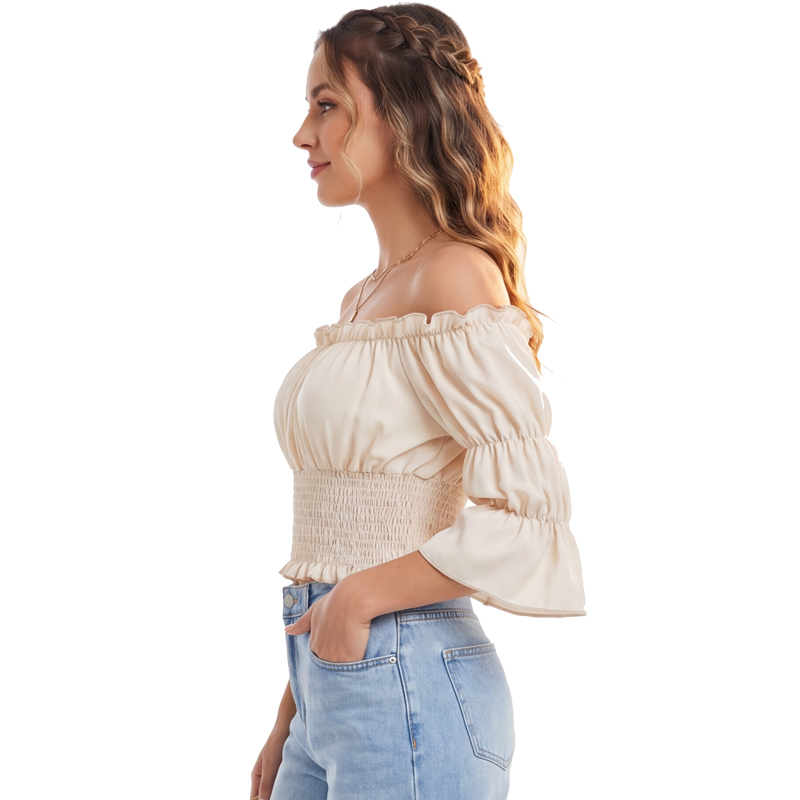 Renaissance Blouse Women Top w - Off Shoulder Top recension och pris