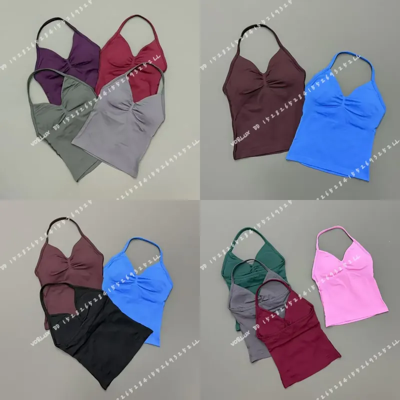 Women Gym Workout Tank Top Hal - Bra Top Seamless recension och pris