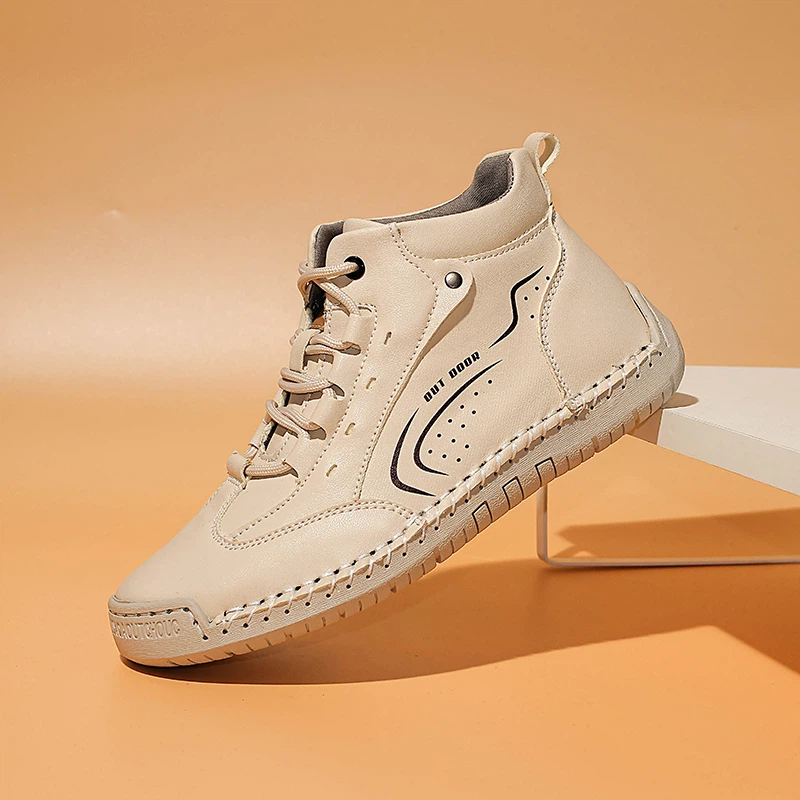 Leather Casual Shoes Fashion S - Women'S Fashion Leather Boots recension och pris