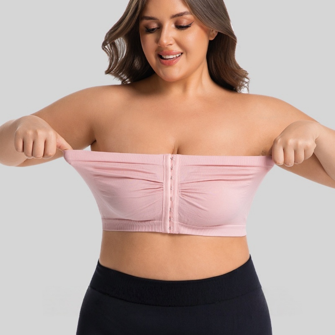 Women's Plus Size Strapless Fr - Bra Top Seamless recension och pris