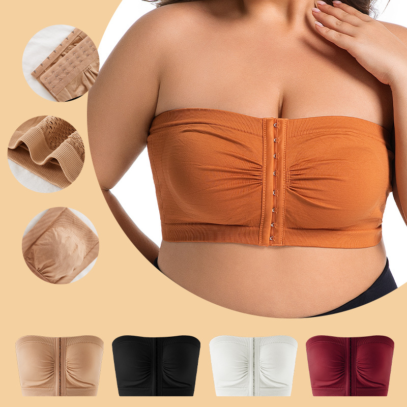 Women's Plus Size Strapless Fr - Bra Top Seamless recension och pris